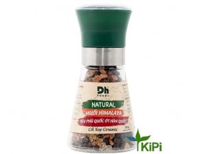 Muối Hymalaya Tiêu Phú Quốc, Ớt Hàn quốc, nắp cối xay Ceramic